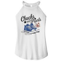 Chucks And Pearls For Ladies 2025 For Ladies Women's Perfect Tri Rocker Tank