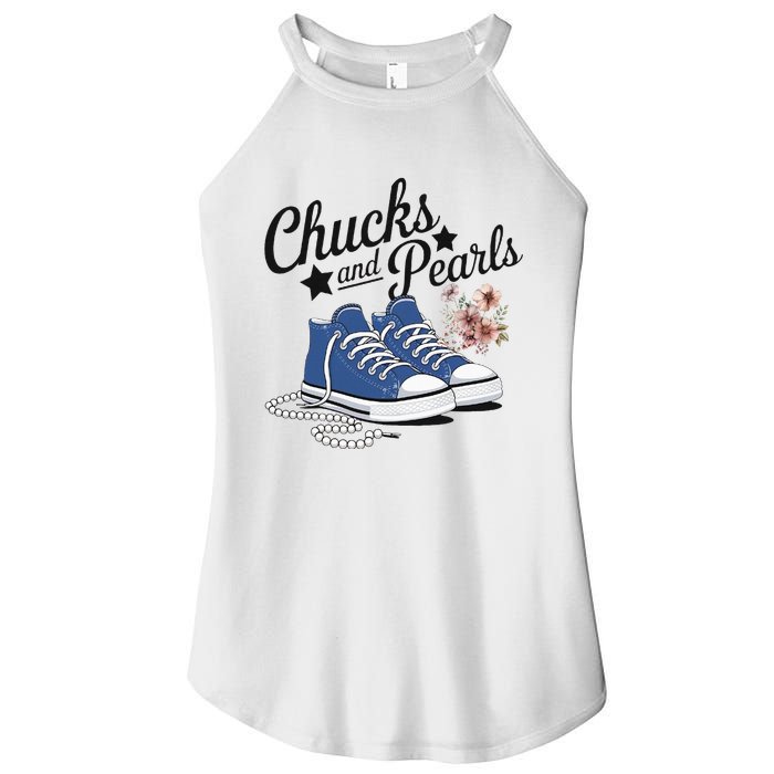 Chucks And Pearls For Ladies 2025 For Ladies Women's Perfect Tri Rocker Tank