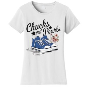 Chucks And Pearls For Ladies 2025 For Ladies Women's T-Shirt