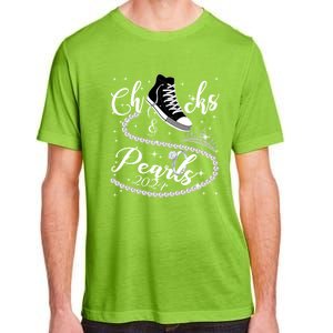 Chucks And Pearls 2024 Kamala Harris 2024 Vote For President Funny Gift Adult ChromaSoft Performance T-Shirt