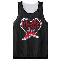 Chucks And Pearls Im With Her 2024 Mesh Reversible Basketball Jersey Tank