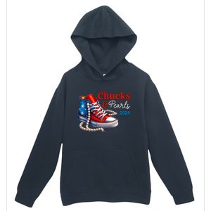 Chucks And Pearls 2024 IM With Her Kamala Urban Pullover Hoodie