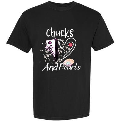 Chucks And Pearls Fashion Garment-Dyed Heavyweight T-Shirt