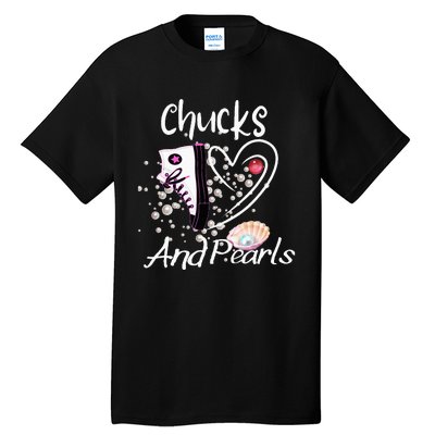 Chucks And Pearls Fashion Tall T-Shirt