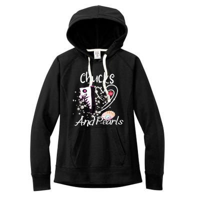 Chucks And Pearls Fashion Women's Fleece Hoodie