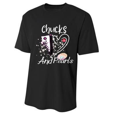 Chucks And Pearls Fashion Performance Sprint T-Shirt