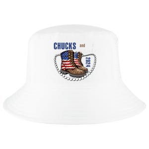 Chucks And Pearls IM With Her Kamala 2024 Cool Comfort Performance Bucket Hat