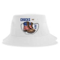 Chucks And Pearls IM With Her Kamala 2024 Sustainable Bucket Hat