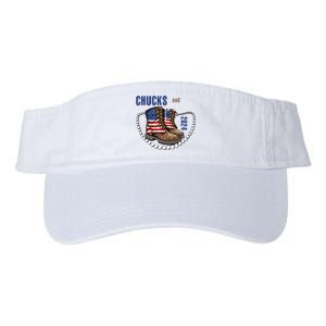 Chucks And Pearls IM With Her Kamala 2024 Valucap Bio-Washed Visor