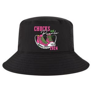 Chucks And Pearls Im With Her Kamala 2024 Cool Comfort Performance Bucket Hat