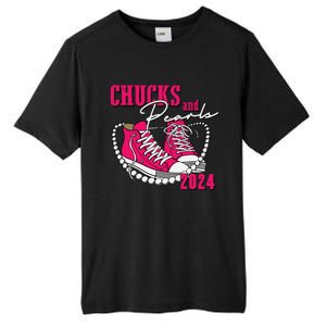 Chucks And Pearls Im With Her Kamala 2024 Tall Fusion ChromaSoft Performance T-Shirt