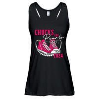 Chucks And Pearls Im With Her Kamala 2024 Ladies Essential Flowy Tank