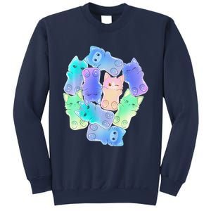 Cute Anime Pastel Cat Kawaii Neko Sweatshirt