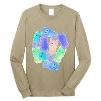 Cute Anime Pastel Cat Kawaii Neko Long Sleeve Shirt