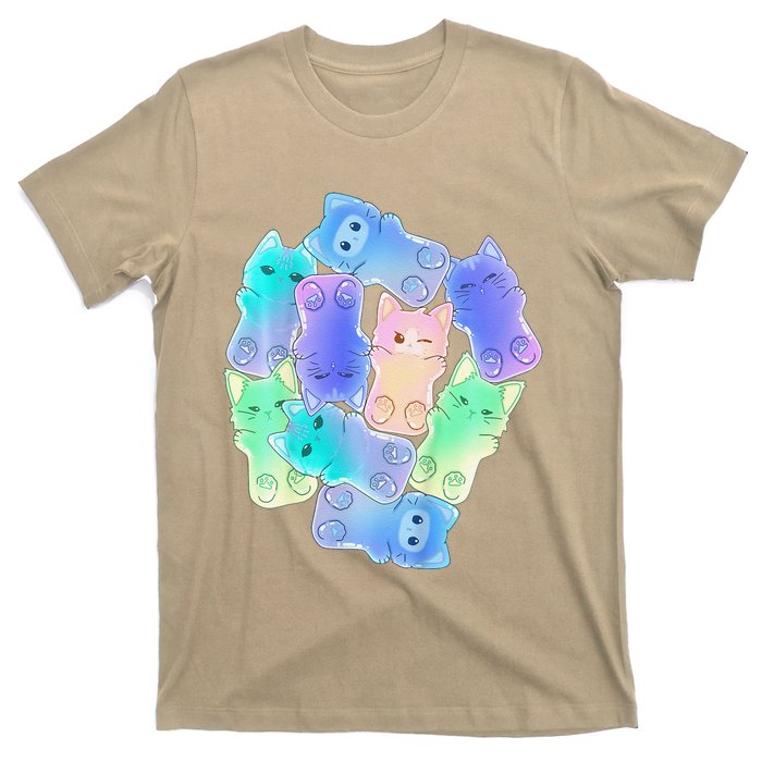 Cute Anime Pastel Cat Kawaii Neko T-Shirt