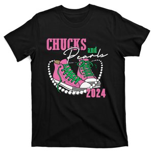 Chucks And Pearls IM With Her Kamala 2024 T-Shirt