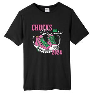 Chucks And Pearls IM With Her Kamala 2024 Tall Fusion ChromaSoft Performance T-Shirt