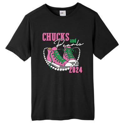 Chucks And Pearls IM With Her Kamala 2024 Tall Fusion ChromaSoft Performance T-Shirt