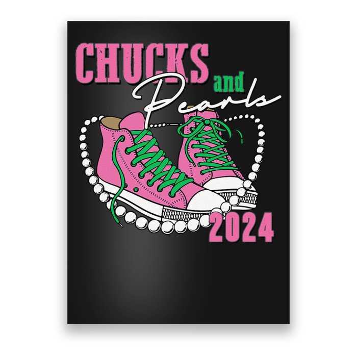 Chucks And Pearls IM With Her Kamala 2024 Poster