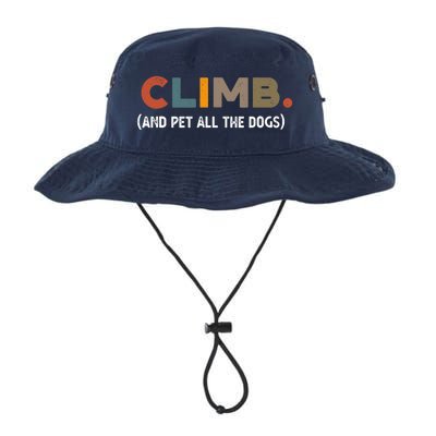 CLIMB. And Pet All The Dogs Funny Dog Lover Legacy Cool Fit Booney Bucket Hat