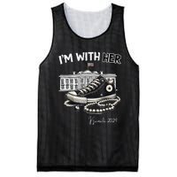 Chucks And Pearls IM With Her Kamala 2024 Retro Vintage Mesh Reversible Basketball Jersey Tank