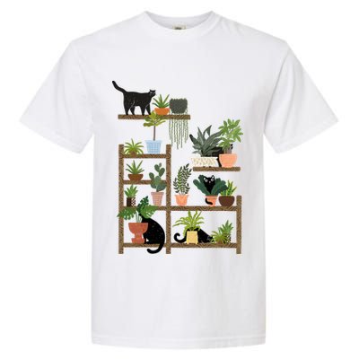 Cats And Plants Garment-Dyed Heavyweight T-Shirt