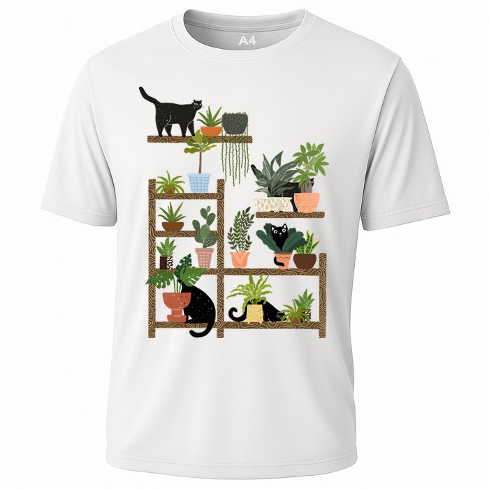 Cats And Plants Cooling Performance Crew T-Shirt