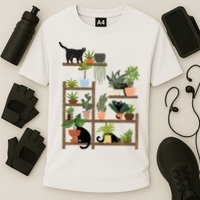 Cats And Plants Cooling Performance Crew T-Shirt