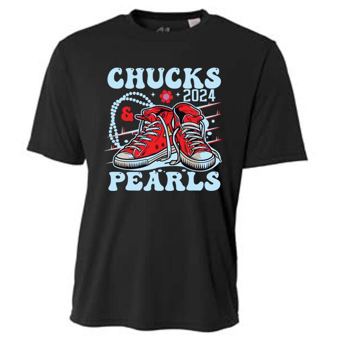 Chucks And Pearls Cooling Performance Crew T-Shirt