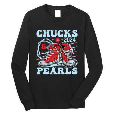 Chucks And Pearls Long Sleeve Shirt