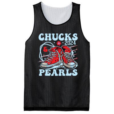 Chucks And Pearls Mesh Reversible Basketball Jersey Tank