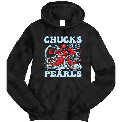 Chucks And Pearls Tie Dye Hoodie