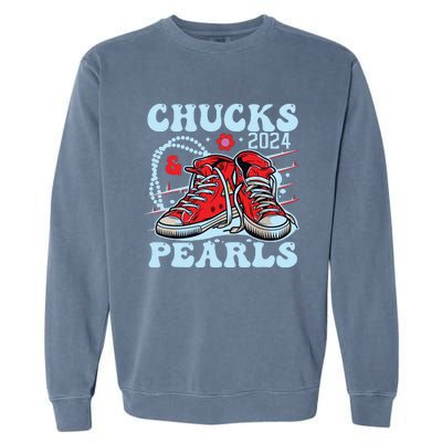 Chucks And Pearls Garment-Dyed Sweatshirt