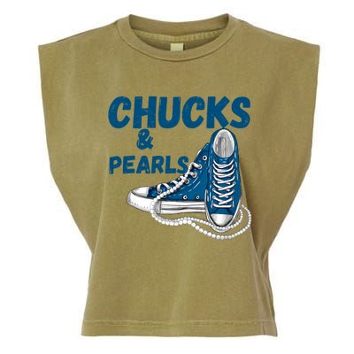 Chucks And Pearls Cute Women Garment-Dyed Women's Muscle Tee