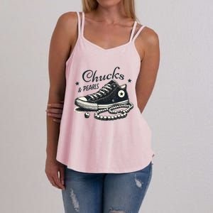 Chucks And Pearls IM With Her Kamala 2024 Women's Strappy Tank