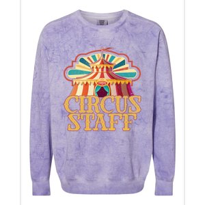 Circus Artist Party Costume Circus Staff Carnie Circus Great Gift Colorblast Crewneck Sweatshirt