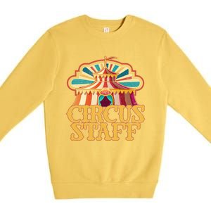 Circus Artist Party Costume Circus Staff Carnie Circus Great Gift Premium Crewneck Sweatshirt