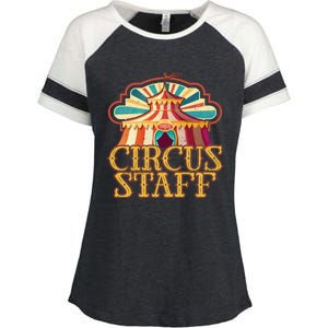 Circus Artist Party Costume Circus Staff Carnie Circus Great Gift Enza Ladies Jersey Colorblock Tee