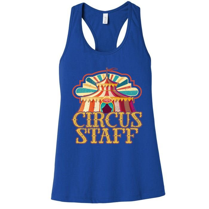 Circus Artist Party Costume Circus Staff Carnie Circus Great Gift Women's Racerback Tank