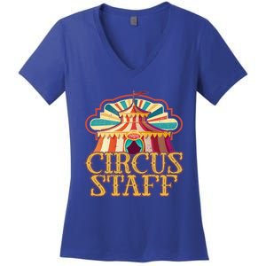 Circus Artist Party Costume Circus Staff Carnie Circus Great Gift Women's V-Neck T-Shirt