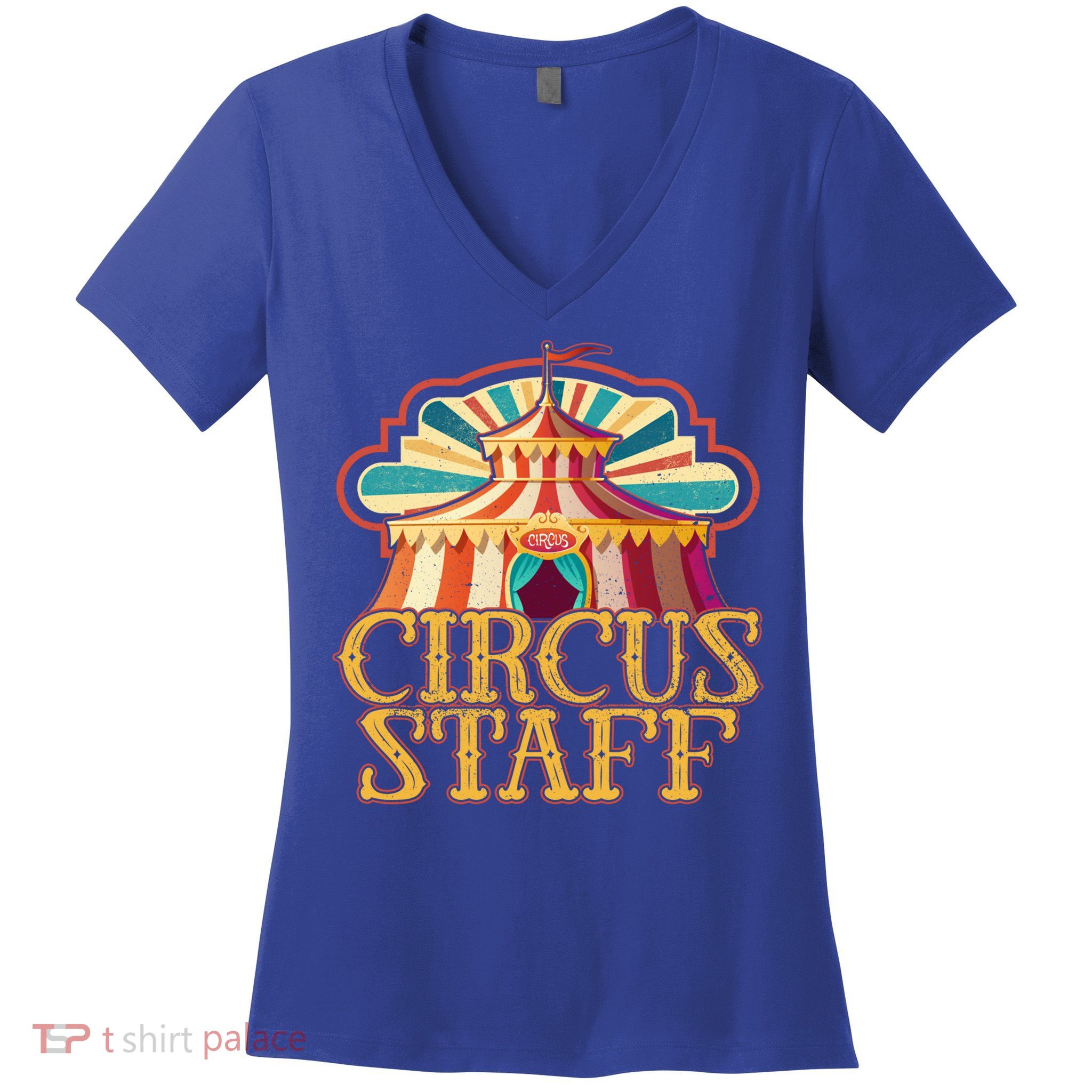 Circus Artist Party Costume Circus Staff Carnie Circus Great Gift Women's V-Neck T-Shirt