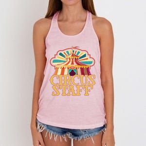 Circus Artist Party Costume Circus Staff Carnie Circus Great Gift Women's Knotted Racerback Tank