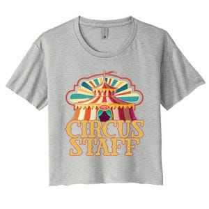 Circus Artist Party Costume Circus Staff Carnie Circus Great Gift Women's Crop Top Tee