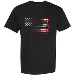 Cute Airplane Pilot Art For Wo Aviation 4th Of July Garment-Dyed Heavyweight T-Shirt