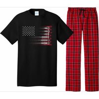 Cute Airplane Pilot Art For Wo Aviation 4th Of July Pajama Set