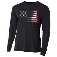 Cute Airplane Pilot Art For Wo Aviation 4th Of July Cooling Performance Long Sleeve Crew