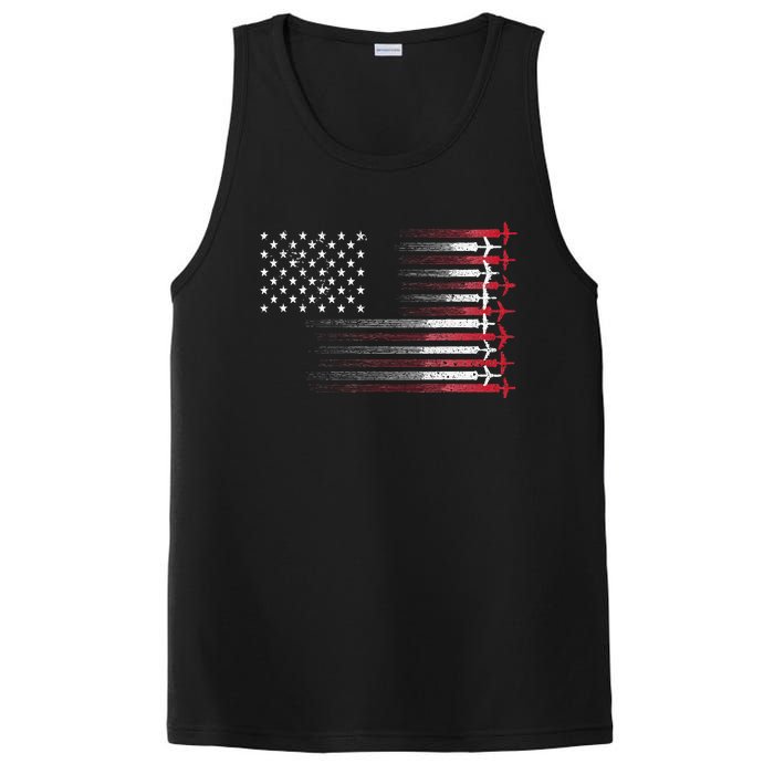 Cute Airplane Pilot Art For Wo Aviation 4th Of July PosiCharge Competitor Tank