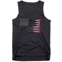 Cute Airplane Pilot Art For Wo Aviation 4th Of July Tank Top