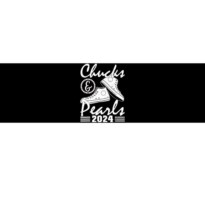 Chucks And Pearls Kamala Harris 2024 Usa Election 2024 Bumper Sticker