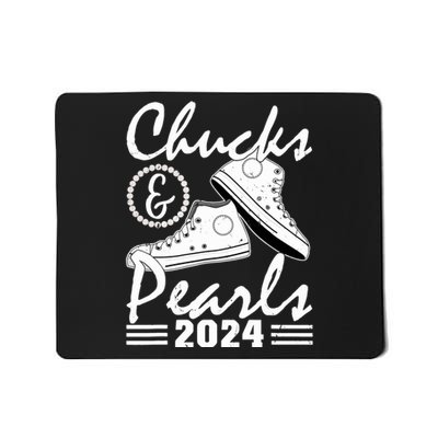 Chucks And Pearls Kamala Harris 2024 Usa Election 2024 Mousepad